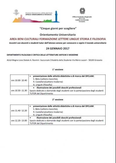 orientamento Grosseto 2017
